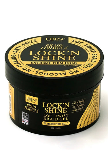 EBIN Braid Formula Lock'n Shine Loc . Twist Braid Gel (Extreme Firm Hold)
